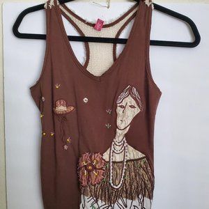 🧡Colombian sleeveless top small size